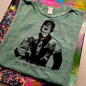 PartyBots Graphic Green Eco-Poly Blend T-Shirt